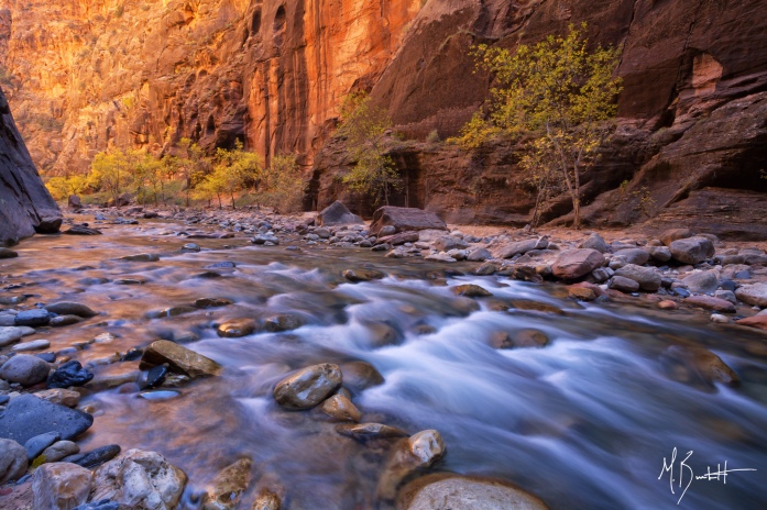 Zion National Park is famous for many beautiful vista's, but The Narrows may be it's most famous. This image holds a special place for me. I was able to share the experience of this hike with my father and my wife. It was the first time my dad and I had hiked together in a little over 3 years (if you know my history we hiked fairly often before I moved to Oregon). It was awesome to take my dad on an adventure and spend a week exploring the southwest.