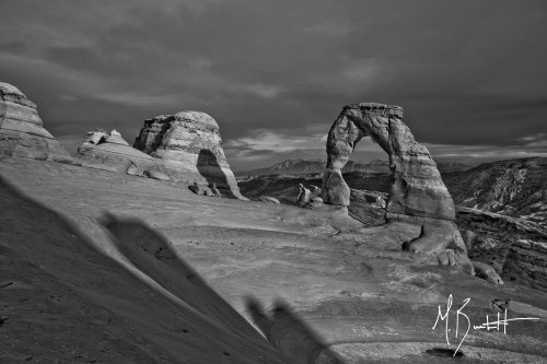 Delicate Arch, Arches National Park Utah is just one example of a sensitive area in a frequently visited location